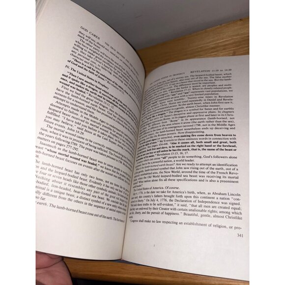 The Message Of Revelation: God Cares Volume Two C. Mervyn Maxwell Hardcover Book - Picture 13 of 14